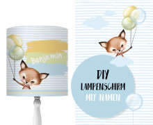 DIY Lampenschirm - Little Fox - Set - personalisierbar - zum Selbermachen