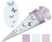 DIY-Nähset Schultüte - Schmetterling - zum selber Nähen