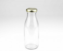 1 Glasflasche - Kleine Flasche Zum Kerzenfärben - DipDye - Transparent