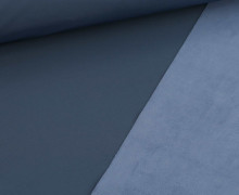 Softshell - Fleece - Uni - 315g - Brillantblau/Taubenblau