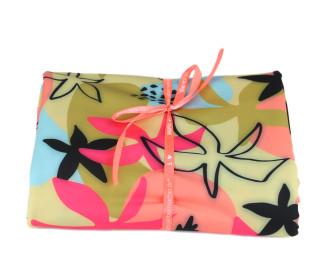 3m Zuschnitt - Badelycra - Abstrakter Sommer - Pink - abby and me