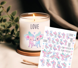 Rub-On Sticker - BlossomKitz - Nikiko - Tante Henni Rub-Ons - vielfältig nutzbar