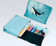 DIY-Nähset - Buch-Organizer - Deep Dive - Softshell - abby and amy