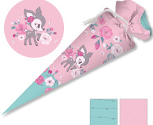 DIY-NÄHSET SCHULTÜTE - GESCHWISTERTÜTE - ROSENKITZ - NIKIKO