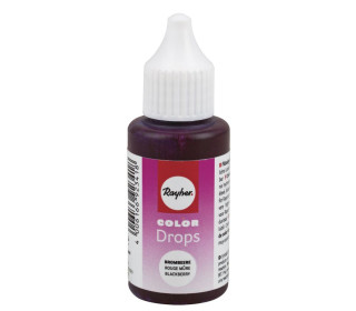 Color Drops - flüssiges Farbkonzentrat - Brombeer - Lösungsmittelfrei - 25ml - Rayher