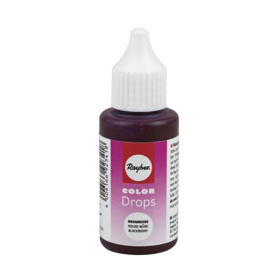 Color Drops - flüssiges Farbkonzentrat - Brombeer - Lösungsmittelfrei - 25ml - Rayher