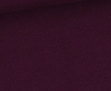 Bündchen Standard - Feine Rippen - Uni - Bordeauxviolett - #257