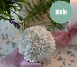 Silikon - Gießform - Kleine Blumenkugel - Blüte - vielfältig nutzbar