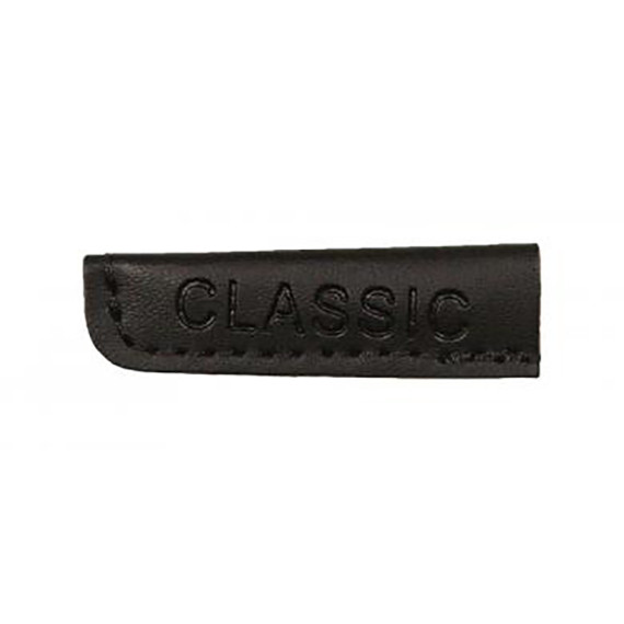 2 Kordelenden - Classic - 47mm - Lederimitat - Veno - Schwarz