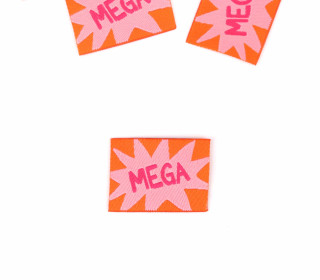 1 Label - MEGA - Orange - jojulein design