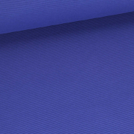 Waffelstrick-Jersey - Feine Struktur - 315g - Uni - Royalblau