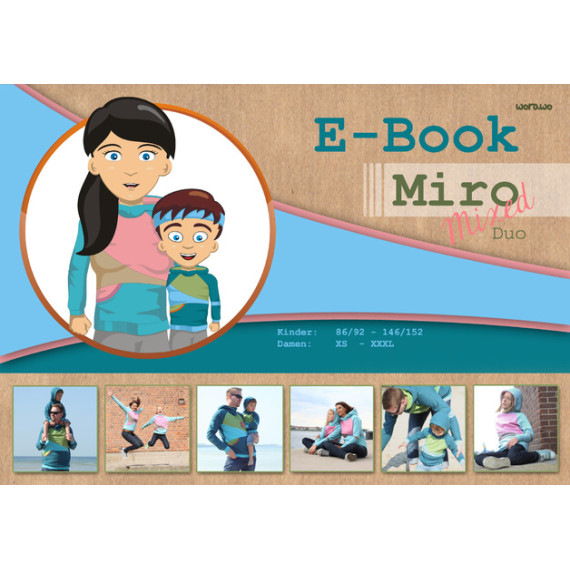 Kombi Ebook - Kapuzenpullover - "Miro Mixed Duo Lady & Jungs"