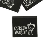 1 Label - ESPRESSO YOURSELF - Schwarz - Hamburger Liebe