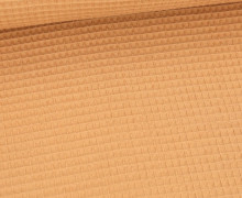 Waffel Piqué - Baumwolle - 275g - Pastellorange