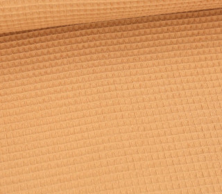 Waffel Piqué - Baumwolle - 275g - Pastellorange