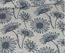 Sommersweat - Wild Meadow - Flowers - Grau Meliert - abby and me