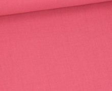 Baumwolle - Webware - Vintage - Leinenoptik - Uni - Rosé