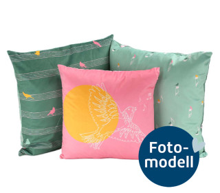 FOTOMODELL - Kissen-Set fertig genäht - Ruf des Frühlings - Velvet - federfrey Design