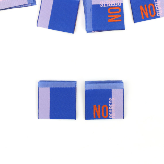 1 Label - NO REGRETS - Royalblau/Pastellflider - Anlukaa