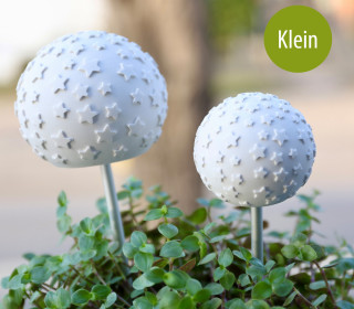 Silikon - Gießform - Sternenzauber - Dekokugel mit 3D Sternen - Gartenstecker - Klein - vielfältig nutzbar