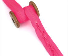 1m Endlosreißverschluss - +3 Zipper - P60 - Uni - Neonpink