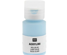 Acrylfarbe - Acrylini - 22ml - Matt - Geruchsarm - Rico Design - Hellblau