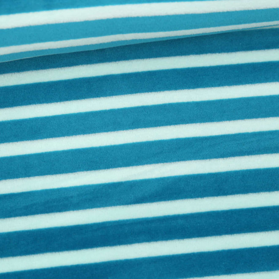 Nicki Weich Kuschelstoff Streifen Gestreift Little