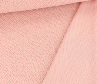 Strick Frottee Jersey - Uni - Babyrosa