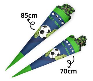 DIY-Nähset Schultüte - Konfigurator - Fußball - Velvet - personalisiert