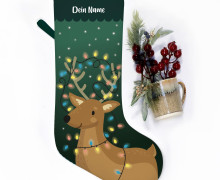 DIY-Nähset - Nikolaussocke - Softshell - Rudolph - Käselotti