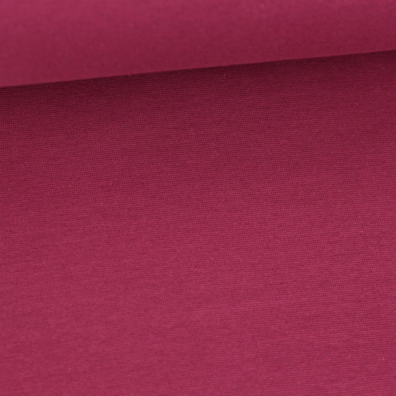 Bündchen Gretje - Glattes Bündchen - Schlauchware - Uni - Bordeauxviolett - #259
