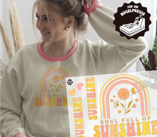 Onkel Bo's Bügelbilder - DIN A4 - Soul Full Of Sunshine - BIG