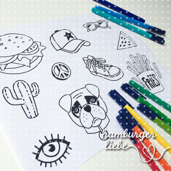 Plotterdatei – OMG cool – Hamburger Liebe