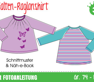 Ebook - Falten Raglanshirt Tunika Gr. 74 - 134