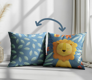 Genähtes Kissen inkl. Inlet - Adventure Collection - Löwe - Frida Kreativ - Mein Hanseherz