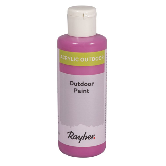 Acrylfarbe - 80ml - Outdoor - Wasserbasis - Rayher - Pink