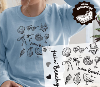 Onkel Bo's Bügelbilder - DIN A4 - Feelin' Beachy - BIG