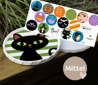 Outdoorstoff - Spooky Season - Inlays für Silikon - Dekoteller - Tablett - Mittel - Frida Kreativ - abby and amy