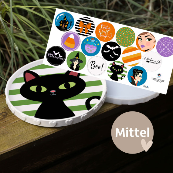 Outdoorstoff - Spooky Season - Inlays für Silikon - Dekoteller - Tablett - Mittel - Frida Kreativ - abby and amy