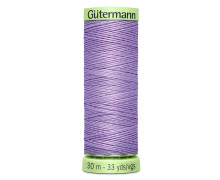 1 Rolle Knopflochgarn - Extra stark - Zierstichfaden - Gütermann - 30m - Lavendel (158)