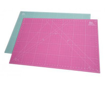 Schneidematte 60x90cm - Zweiseitig - Rosa/Türkis