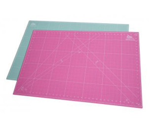 Schneidematte 60x90cm - Zweiseitig - Rosa/Türkis