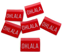 1 Label - OHLALA - Rot - Anlukaa