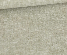 Leinen - Baumwolle - Mischgewebe - Uni - Melange - 176g - Olivgrün