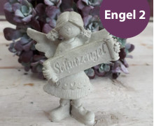 Silikon - Gießform - Kleiner Schutzengel - Dekofigur - Engel 2 - vielfältig nutzbar