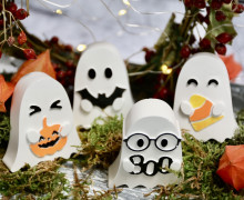 Silikon - Gießform - Gespensterfreunde - Multiform - Halloween - vielfältig nutzbar