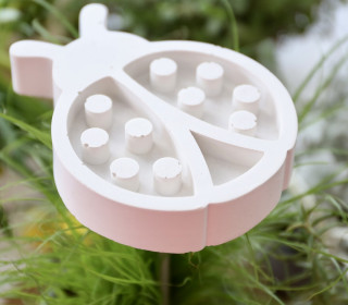 Silikon - Gießform - Marienkäfer - Vogeltränke - Insektentränke - für den Garten - vielfältig nutzbar