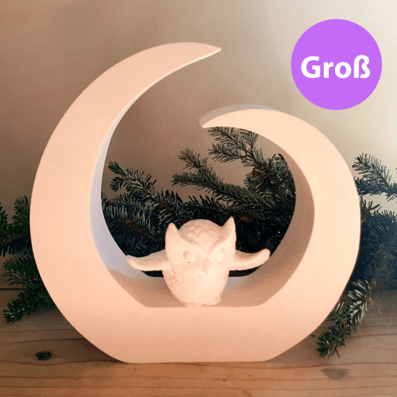 Silikon - Gießform - Windlicht - Skulptur - modernes Design - Groß - vielfältig nutzbar