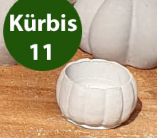 Silikon - Gießform - Kleiner Kürbis - Dekokürbis - Kürbis 11 - vielfältig nutzbar