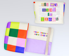 DIY-Nähset - Buch-Organizer - All We Need Is Books - Softshell - abby and amy